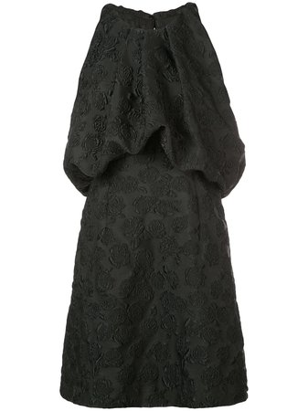 Calvin Klein 205W39Nyc Embroidered Brocade Dress 91WWDE90P028 Black | Farfetch