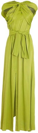 Maria Roch - Chateau Marmont Lime Dress