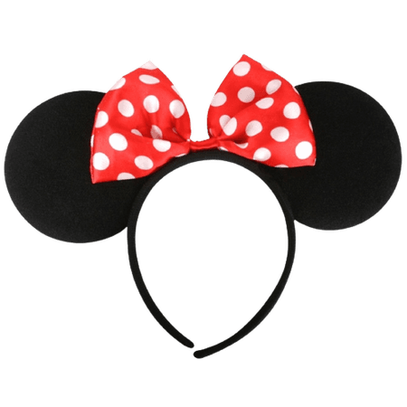 Disney - Minnie Mouse Ears, Red Bow