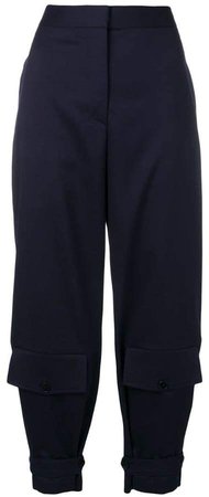 tailored tapered trousers