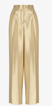 Fendi-Gold-colored cady pants $2.390.00