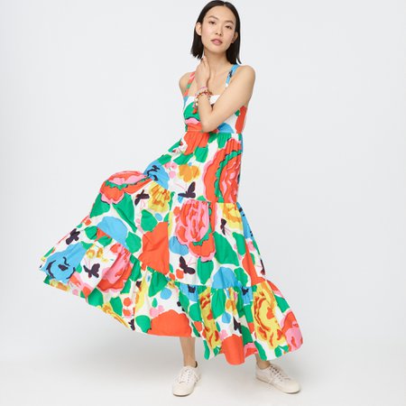 J.Crew: Tiered Maxi Dress In Ratti® Jardin Floral Print For Women