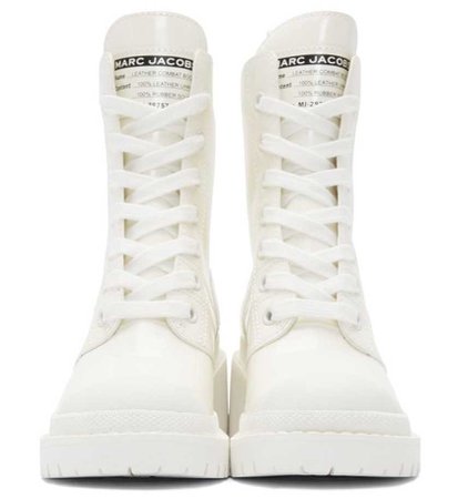 marc jacobs bristol boot in white