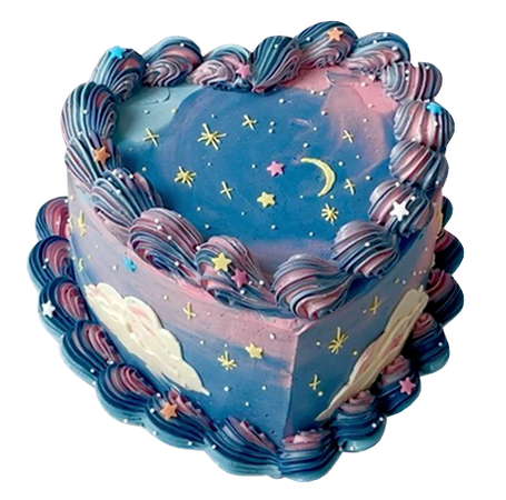 cias pngs // night sky cake