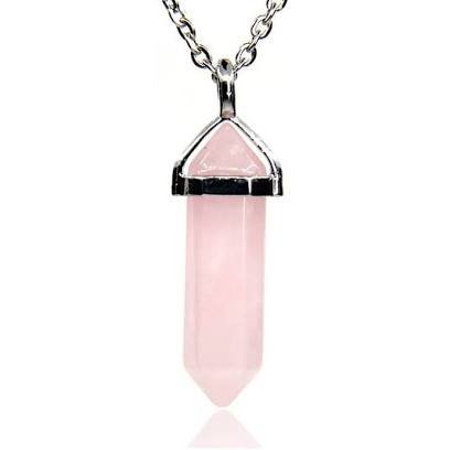 pink crystal necklace - Google Search