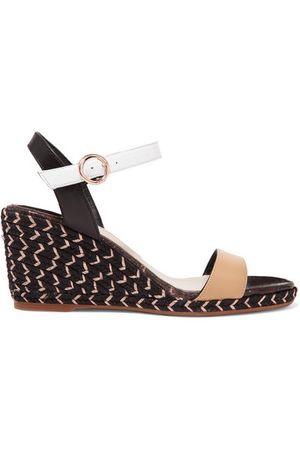 Sophia Webster | Lucita leather espadrille wedge sandals | NET-A-PORTER.COM