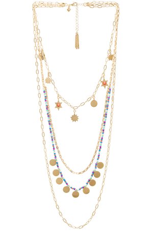 Sole Charm Layered Necklace