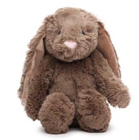 gitzy brown rabbit plush