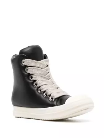 Rick Owens Jumbo Padded Leather Sneakers - Farfetch