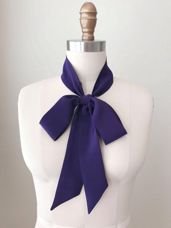 Purple Ribbon Tie 2