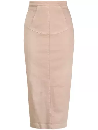 Nº21 Panelled zip-up Skirt