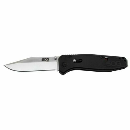 SOG Flare SAT Satin A/o 8cr13mov Stainless Black Folding Pocket Knife FLA1001CP for sale online | eBay