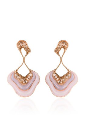 Stream Drop 18k Rose Gold Multi-Stone Earrings By Fernando Jorge | Moda Operandi