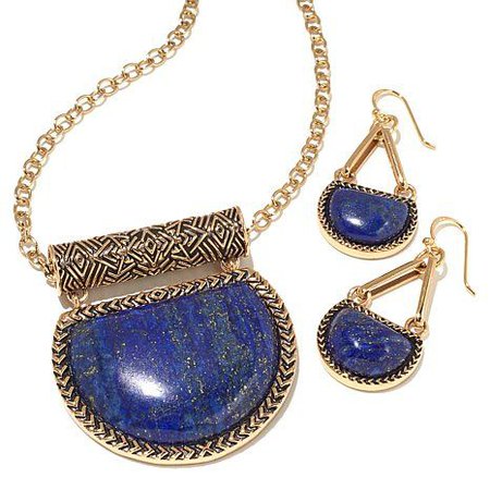 blue pendants and earrings - Google Search