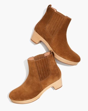 The Clog Boot in Suede