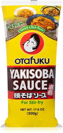Yakisoba Sauce is ideal for fried noodles, udon, omelets, rice and vegetables.