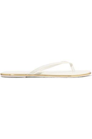 TKEES | Lily patent-leather flip flops | NET-A-PORTER.COM
