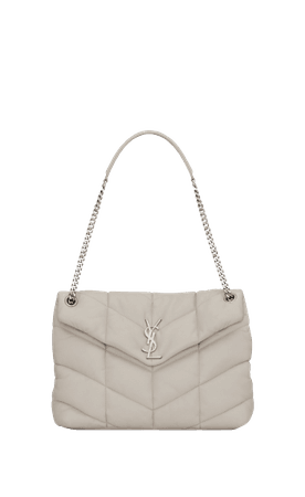 LOULOU PUFFER MEDIUM BAG IN QUILTED LAMBSKIN
