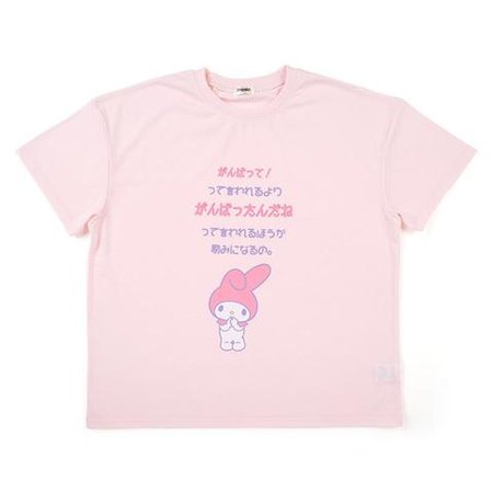 My Melody Message light Pink Tee – JapanLA