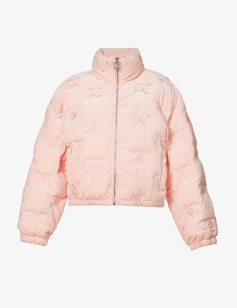 JUICY COUTURE - Monogram-print quilted woven puffer jacket | Selfridges.com