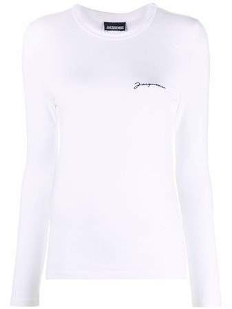 Jacquemus logo-embroidered T-shirt - Farfetch