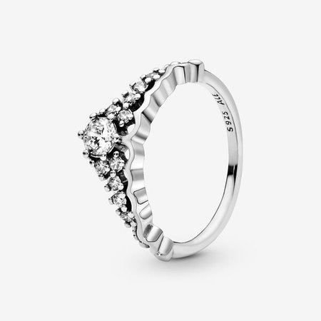 Fairytale Tiara Ring with Cubic Zirconia | Silver | Pandora Canada