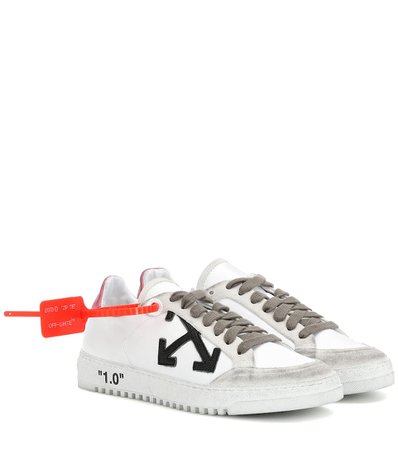 Exclusive To Mytheresa – Arrow 2.0 Leather Sneakers - Off-White | Mytheresa