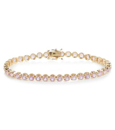 Mateo - 14kt gold tennis bracelet with sapphires | Mytheresa