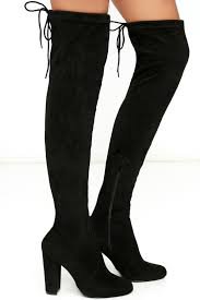 black knee high boots - Google Search
