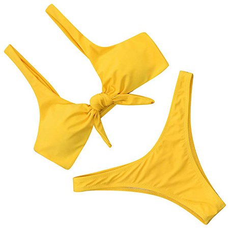 Yellow Tied Bikini