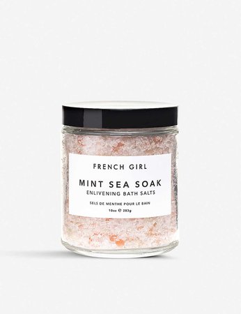 FRENCH GIRL - Mint Sea Soak bath salts 283g | Selfridges.com