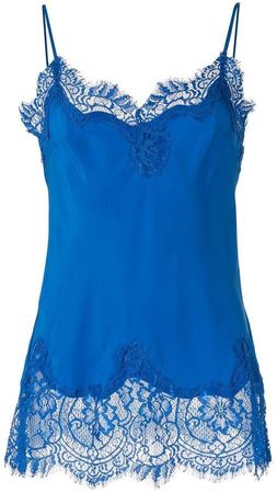 lace trimmed cami top
