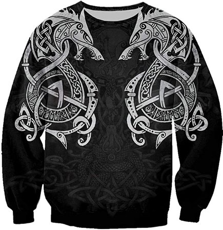 Chiclook Cool Men Hip Hop Black Sweatshirt 3D Pullovers Clothing at Amazon Women’s Clothing store
