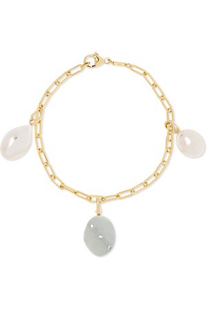 CVC Stones | 18-karat gold multi-stone bracelet | NET-A-PORTER.COM