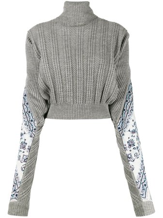 Y/Project Contrast roll-neck Sweater