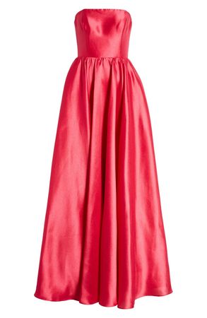 Lulus Revel in the Magic Strapless Taffeta Gown | Nordstrom