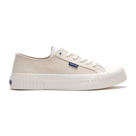 cream lowtop shoes