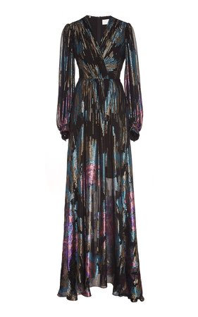 Fireworks Fil Coupe Gown