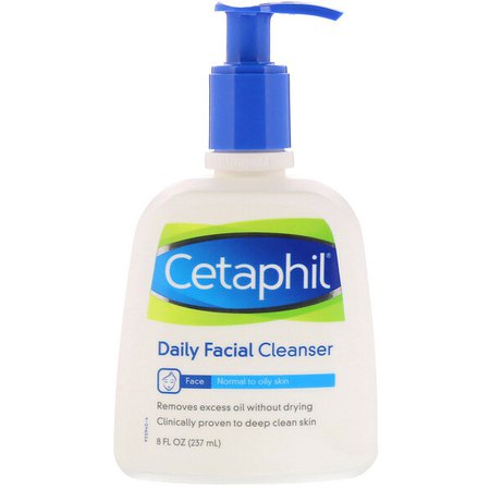 Cetaphil, Daily Facial Cleanser, 8 fl oz (237 ml) - iHerb
