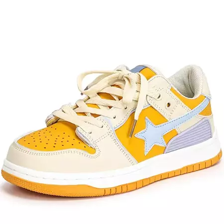 Yellow Shooting Star Sneakers