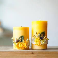 yellow candle - zwende