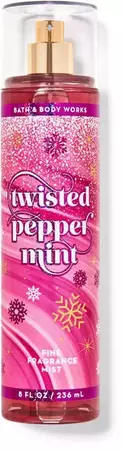 Twisted peppermint body spray