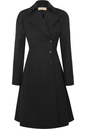 Alaïa | Double-breasted wool-gabardine coat | NET-A-PORTER.COM