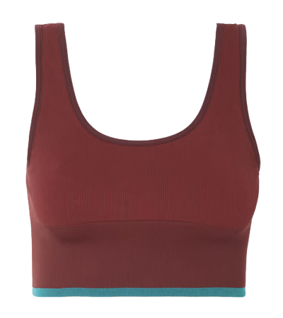 OUTDOOR VOICES Ribbed stretch sports bra