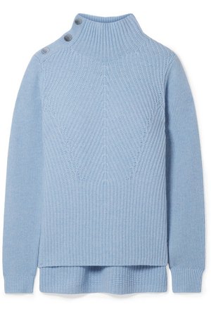 Veronica Beard | Rama ribbed merino wool and cashmere-blend turtleneck sweater | NET-A-PORTER.COM