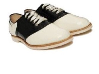 vintage oxford saddle shoes