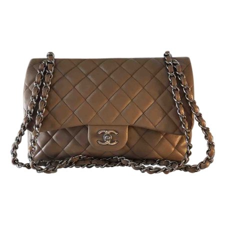 Timeless leather handbag Chanel Camel in Leather - 6774360
