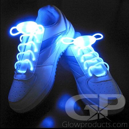Light Up LED Shoelaces - Glow in the Dark Shoelaces | Glowproducts.com