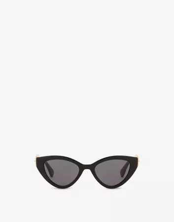 Cat-Eye Buckle sunglasses | Moschino Official Store