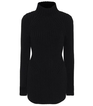 Givenchy - Wool and cashmere sweater minidress | Mytheresa